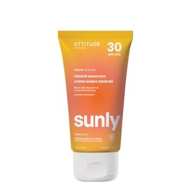 Attitude (Tropical) - ATTITUDE Natural Care, Hypoallergenic Mineral Sunscreen, SPF 30, Tropical, 150ml