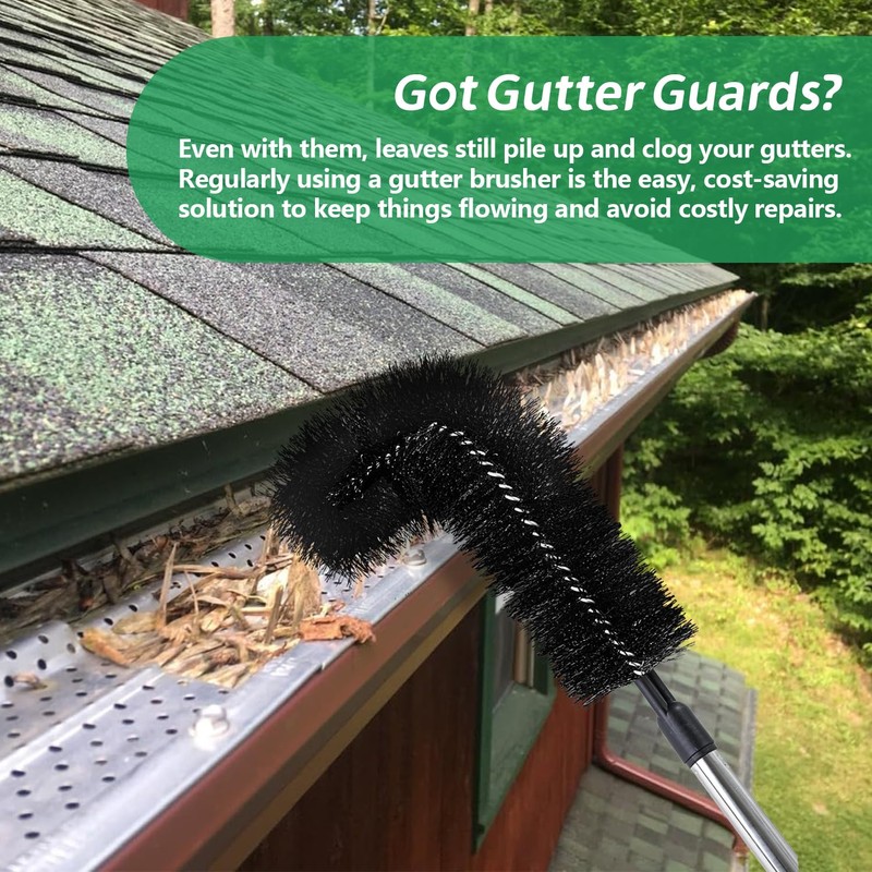 Gutter Cleaning Tools from The Ground, RV Rain Gutter Cleaning