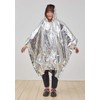 Lucky Ship [Disaster Prevention/Outdoor] Emergency Hot Poncho (Aluminum Blanket) -