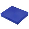 Bopfimer Royal Blue Plastic Rectangle Hold 100 Microslide Slide Microscope