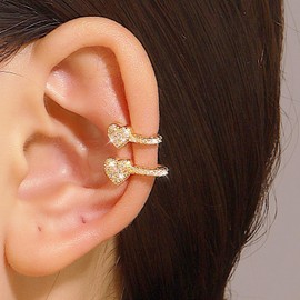 Ear Cuff Earrings Women Ear Cuffs No Piercing Small Hoop Earrings Set Helix Fake Earrings Adjustable Open Cuff Wrap Earrings Cartilage Earrings for Women Jewelry Gift