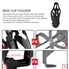 Bike Bottle Cage Nylon Aluminum Alloy Frosted Finish Stable Bike
