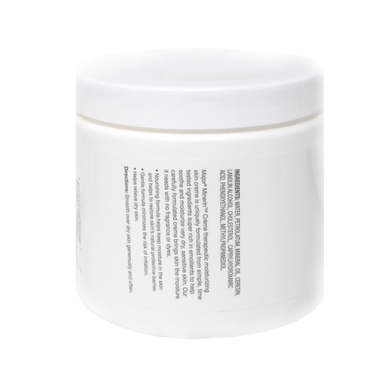 Major Therapeutic Moisturizing Minerin Creme 16oz for Dry, Sensitive Skin