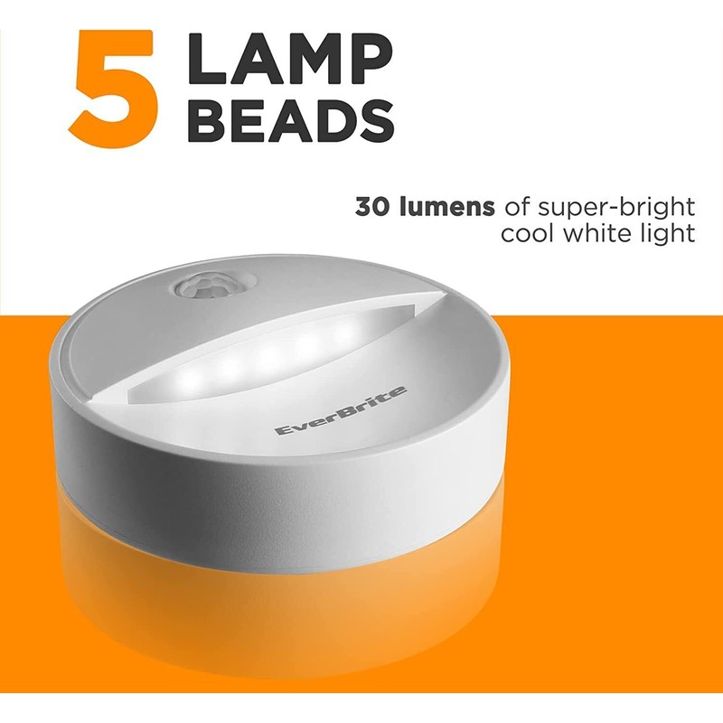EverBrite LED Motion Sensor Night Light, Automated On& Off with