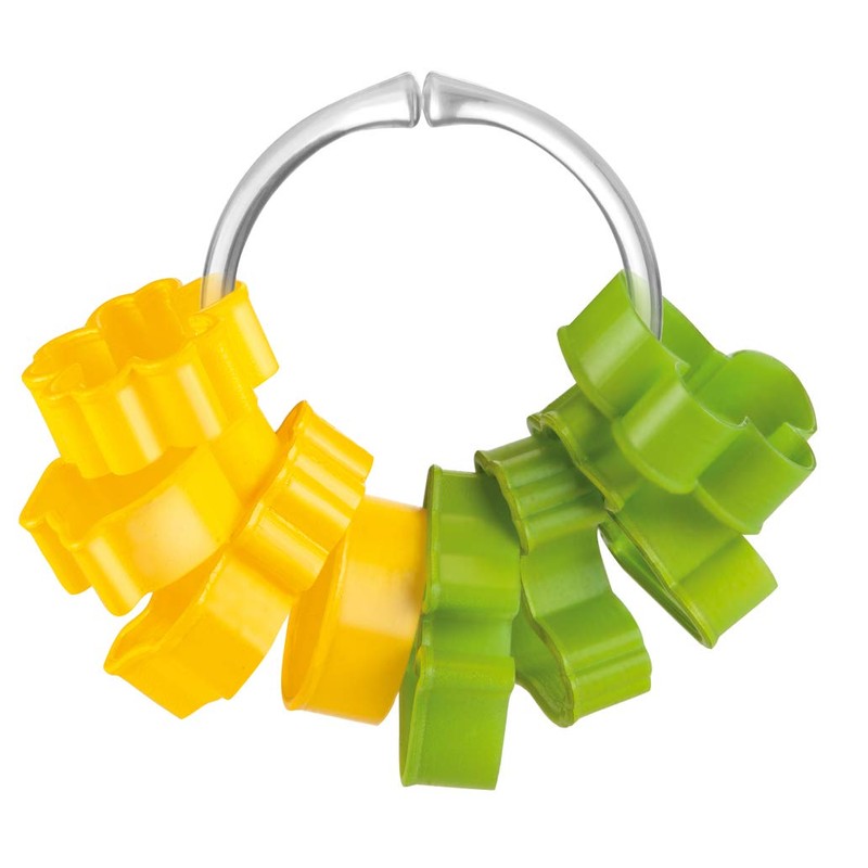 Tescoma Cookie Cutter, Green/Yellow, 22.1 x 10.1 x 3.8 cm