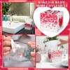 Fourluoo 12 Pack Valentine's Day Heart Facial Tissues Cube Face