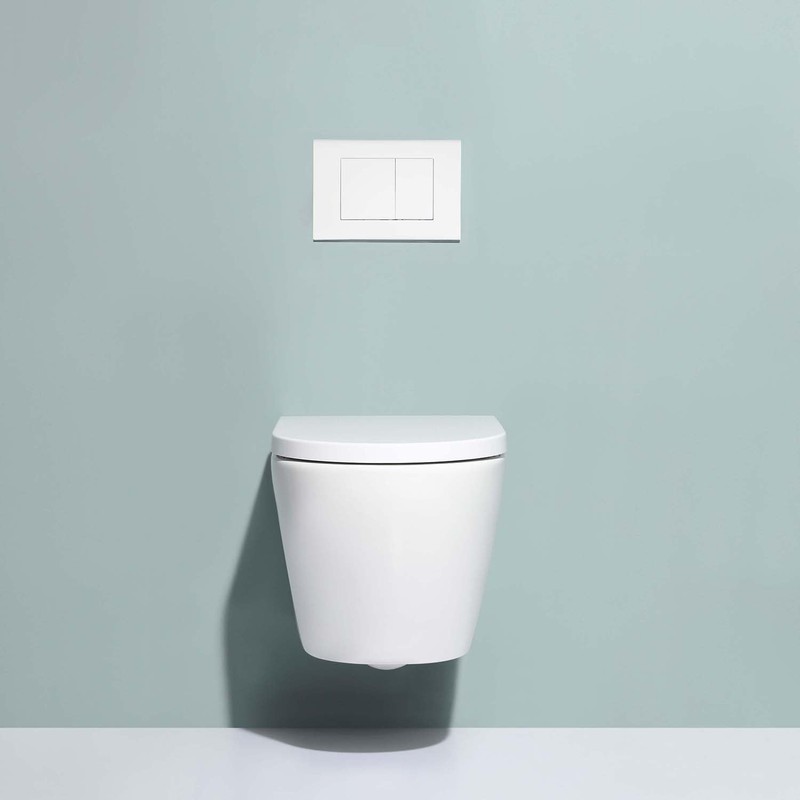 Wunderbad Push Plate Compatible with Geberit Duofix Sigma/Delta/Basic Actuator Plate