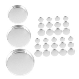 Baluue Travel-friendly 30pcs Empty Eyeshadow Pans for Small Cosmetics Storage