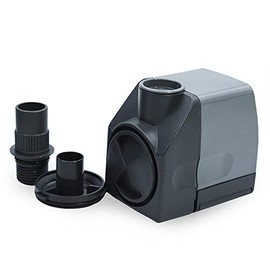 Multifunction 306 GPH Submersible Water Pump, 22W Ultra Quiet Durable for Aquarium Fish Tank, Fountian, Pond, Hydroponics, Terrarium Black | Freshwater & Saltwater