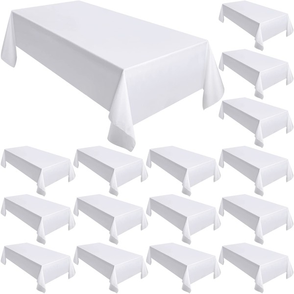 Moukeren 18 Pack Tablecloths for Rectangle Tables 58 x 102