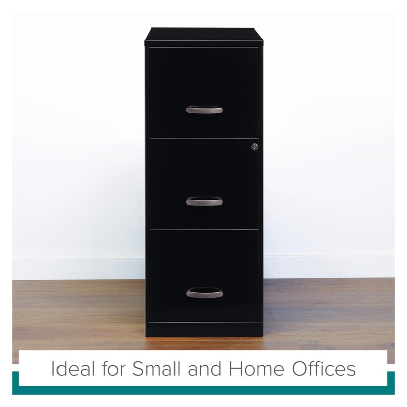 Lorell SOHO 18" 3-Drawer Vertical File