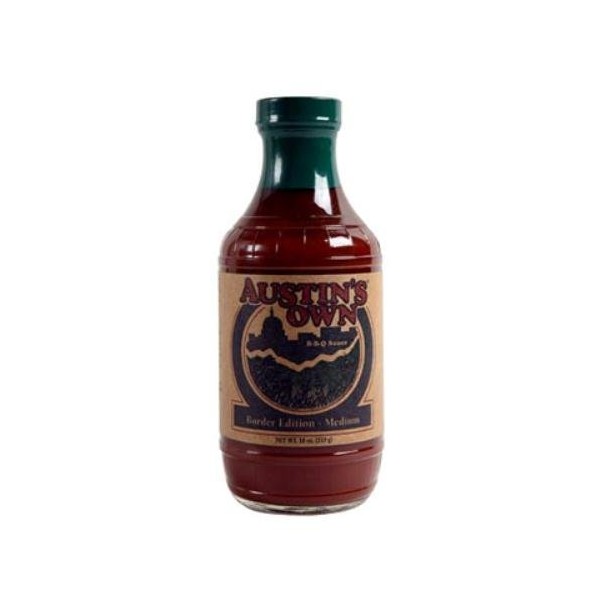 Austin's Own Border Edition - Medium BBQ Sauce 18oz Bottle