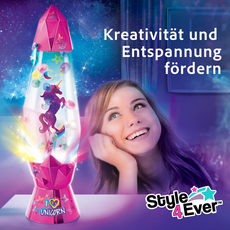 Style 4 Ever OFG 180 DIY Lava Lamp, Pink, One