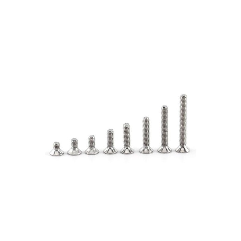 Tornillos M2.5 acero inoxidable 300pcs A2 hexagonal con surtido de