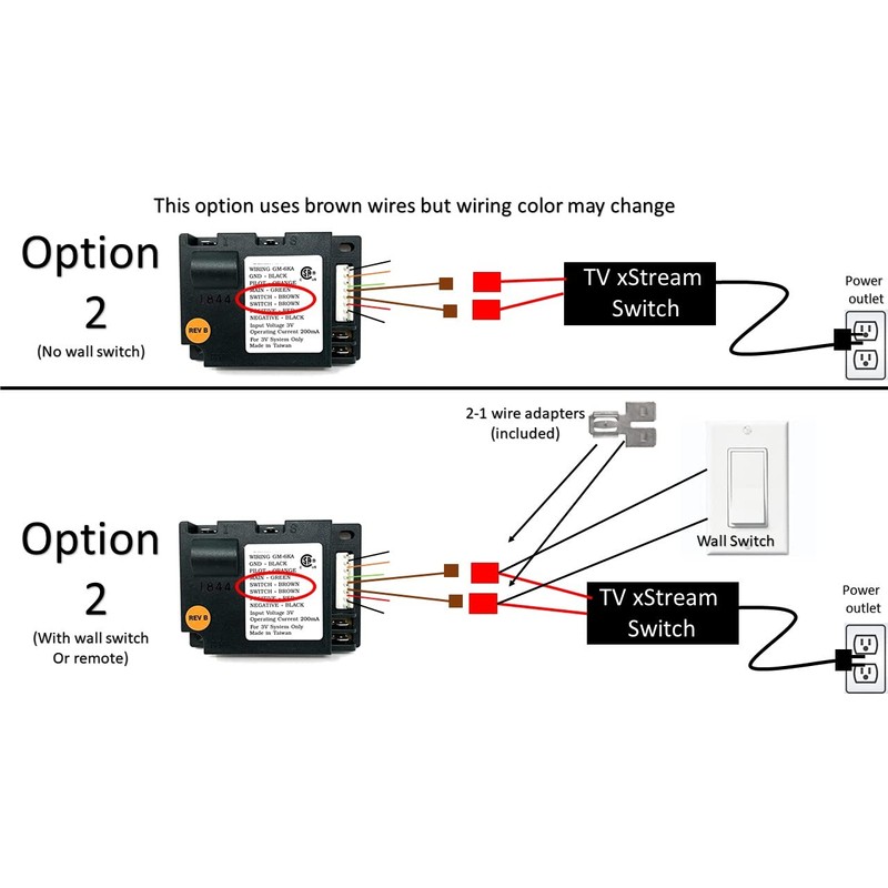 Fireplace Remote Control WiFi Smart Switch ON/Off to Voice Activated