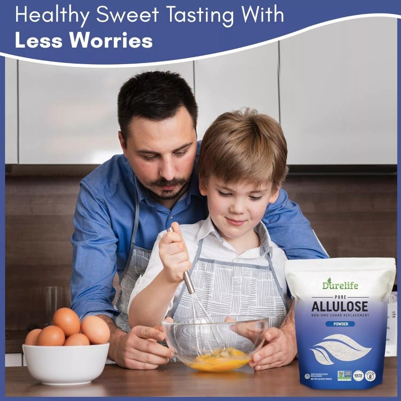 Durelife Allulose sweetener 100% Pure Powdered Sugar Substitute 3 lb