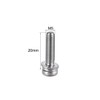 sourcing map M5 x 20mm Stainless Steel Phillips Pan Head