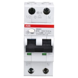 ABB DS201 INT.DIFF.MAGN. 6KA 1P+N A B10 30MA