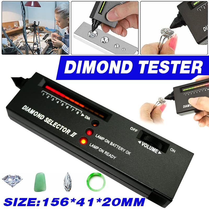 AIMALL High Accuracy Diamond Gemstone Detector, Portable Diamond Tester Pen