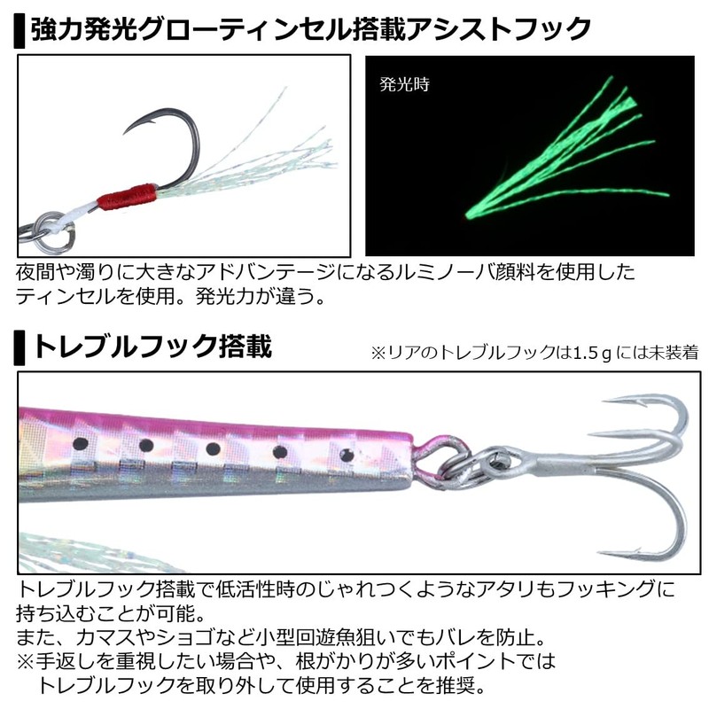 Daiwa Tsukishita Bijin Prizner, 0.2 oz (7 g), Luminous Pink