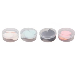 20pcs mini dedo en polvo de dedo, Cosmética Puff Mini Tamaño del dedo Forma Triangle 4 Colors Sponges de maquillaje para contornear