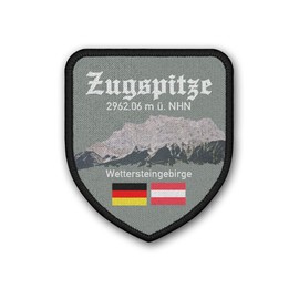Copytec #42388 Patch Zugspitze Solid Germany Austria Bavaria Tyrol Mountain