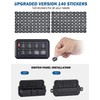 JOYTUTUS Wireless RGB 8 Gang Switch Panel 5-Level Brightness 8