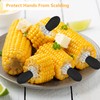 AUGSUN 10Pcs/5 Pairs Corn Holders, Stainless Steel Corn on The
