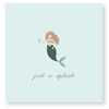 X&O Paper Goods Blue 'Just a Splash' Mermaid Beverage and