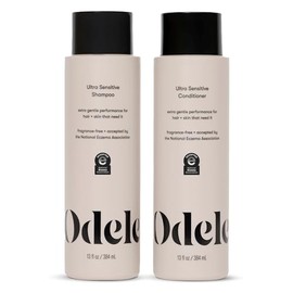 Odele Set De Regalo De Champú Y Acondicionador Ultrasensibles Sin Sulfatos Para Una Limpieza Extra Suave Y Todo Tipo De Cabello, 384 Ml Cada Uno