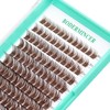 Bodermincer Black/Colored Cluster Lashes 240pcs 20D/40D DIY Eyelash Extension D