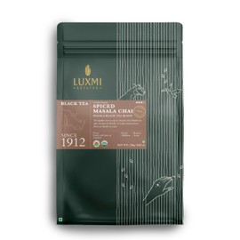 Luxmi Spiced Assam CTC Tea, Masala Chai Blend from India, TASTING NOTES: Aromatic, bright, robust, spicy & zesty, 250 Grams