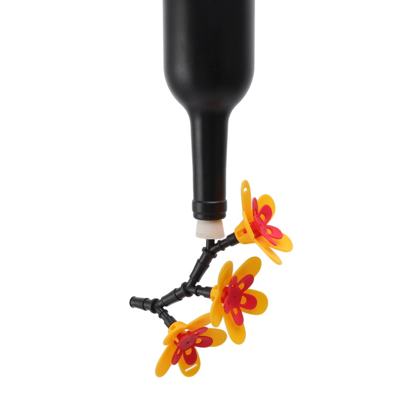 DIY Hummingbird Feeder Hanging Bottle Recycling Flower Hummingbirds Feeding Kit