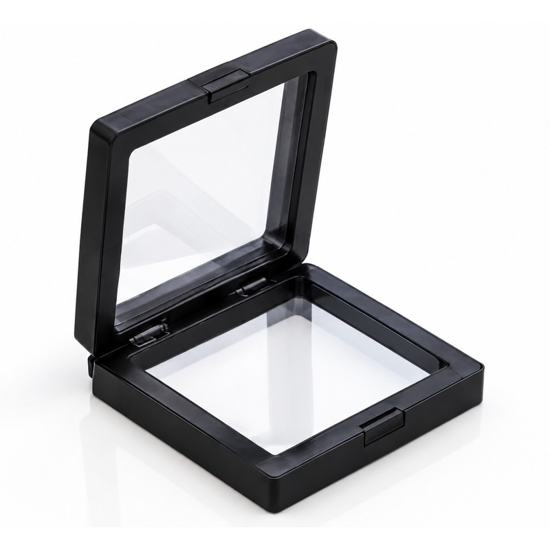 Clear Floating Display Cases for Jewelry, Coins, Gemstones & Collectibles