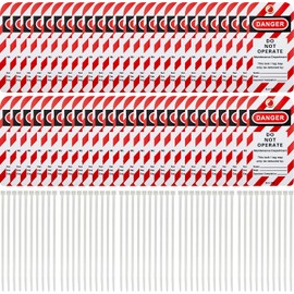 SAFBY Lockout Tagout Tags, 5.7"x2.9", OSHA Compliant, Loto Lock Out Tag Out (50 pcs)