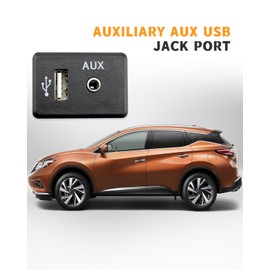 LANDSIN Auxiliary AUX USB Jack Port Fit for Nissan Altima 2015 2016 2017 2018, Fit for Murano 2015 2016 2017 2018 2019