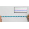AERZETIX - C67327 - Elastikband/Zierkordel rund 5 m - Durchmesser