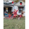 Reproduction Douglas Fir Plywood Reindeer Christmas Cut Out Pattern