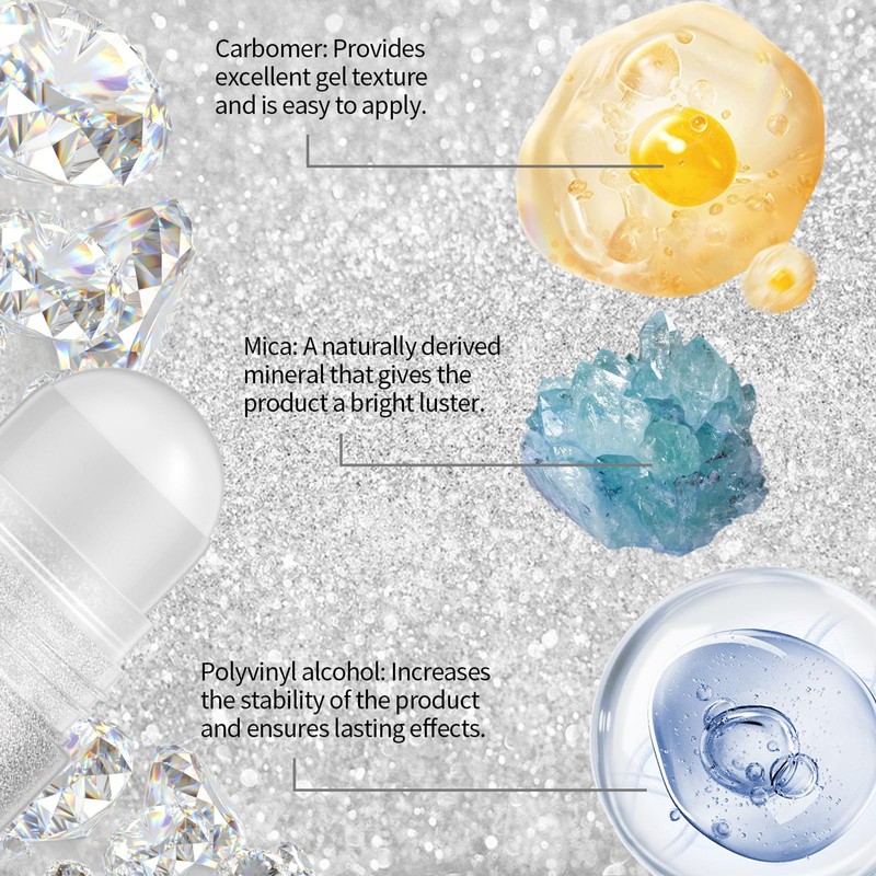 Glitter Body Gel (Blue)