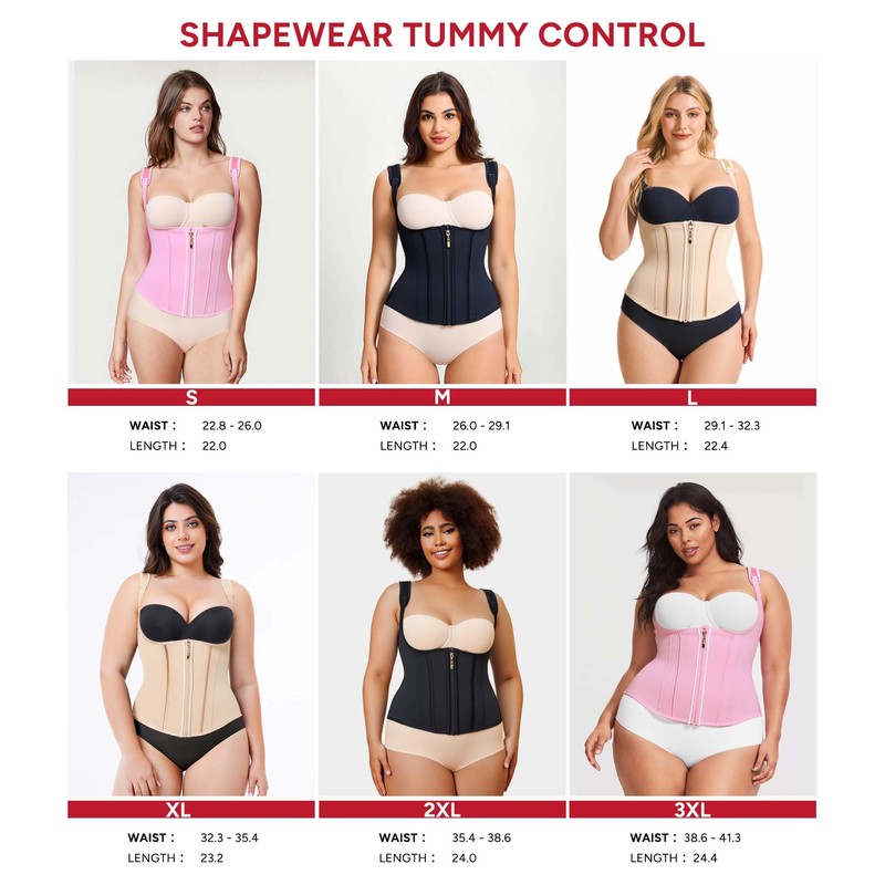 Nebility Waist Trainer for Women Corset Shapewear Tummy Control Faja