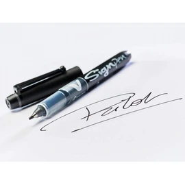 Pilot V Sign Pen Fineliner Marker Pens 2.0mm Tip 0.6mm Line Teacher Pack - Black, Blue and Green (Pack of 3)