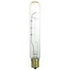 Sunlite 25T6.5/CL/N Incandescent 25-Watt, Intermediate Based, T6.5 Tublular Bulb, Clear
