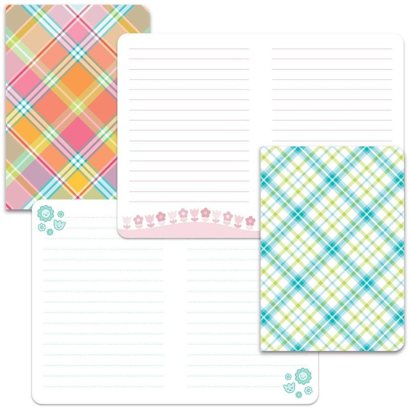 Lawn Fawn LF2493 Perfectly Plaid Remix Mini Notebooks Lawn Fawndamentals