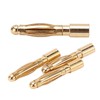 2.5mm Banana Connectors Plug, Multi Purpose Pure Copper Nickel Plated