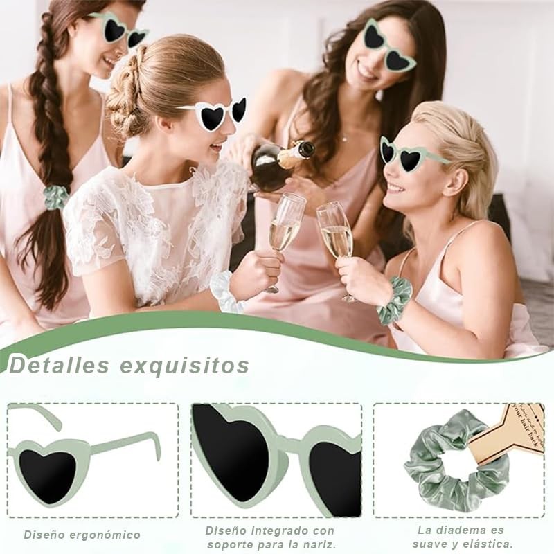 Gomas para el Pelo Satinadas para Damas de Honor 20