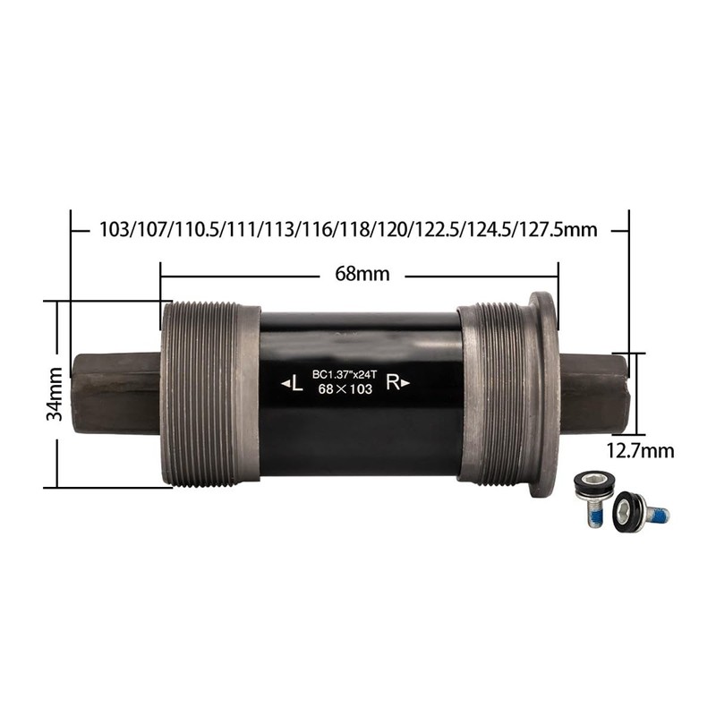 HOUSON bicycle bottom bracket, bicycle bottom bracket 68MM square BSA