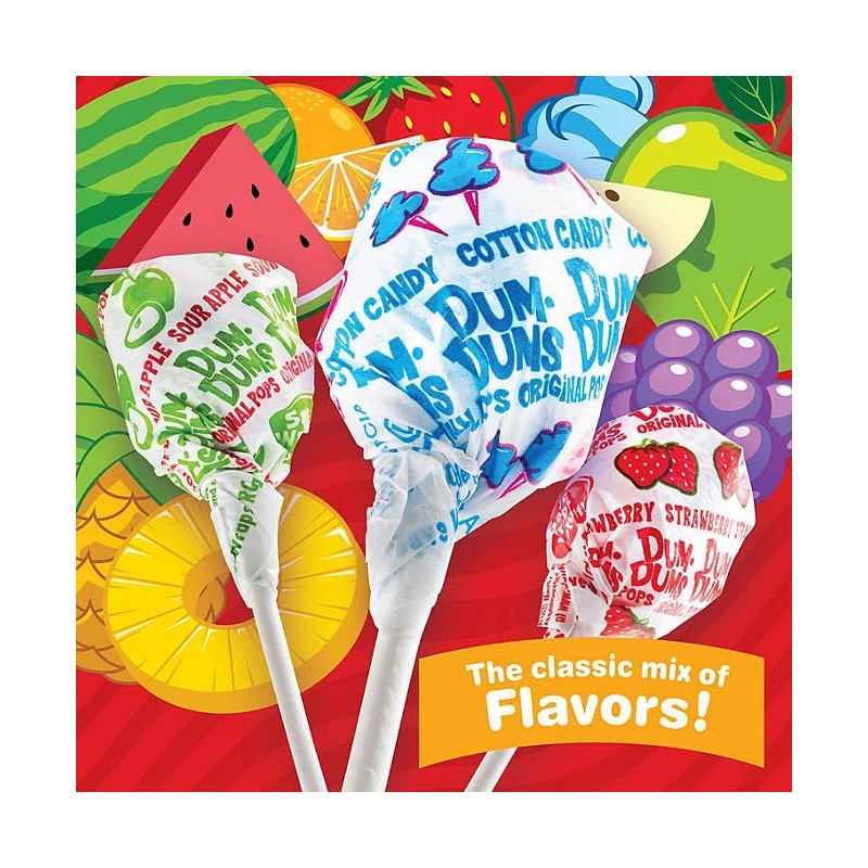 Dum Dum Lollipops Dum Dum Original Pops (500 ct.) -