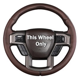 Steering Wheel Cover for Ford F150/ 2015-2020/ F250 2017-2021/ F350 2017-2021/ F450 2017-2021/ F550 2017-2021/ Ford Expedition 2018-2021 Steering Wheel Protector for Ford Steering Wheel Accessories