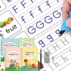 MerryNine Magical Handwriting Workbooks 4pcs, Magic Practice Copybook, Reusable Grooves