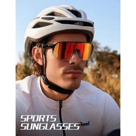 BIRCEN Sports Baseball Sunglasses for Men - Women Polarized UV Protection Cycling Glasses for Running Golf Softball Bike